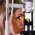 What kind of microscope is the slit lamp?