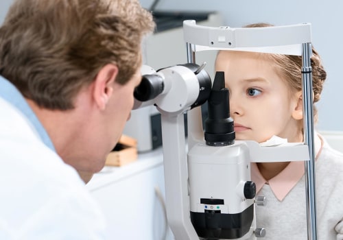 What is the purpose of the slit lamp?