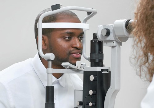 What is the purpose of a slit lamp exam?