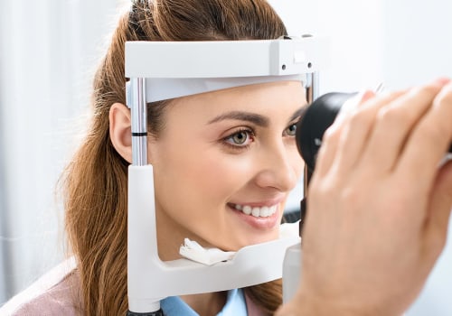 What does slit lamp examination do?